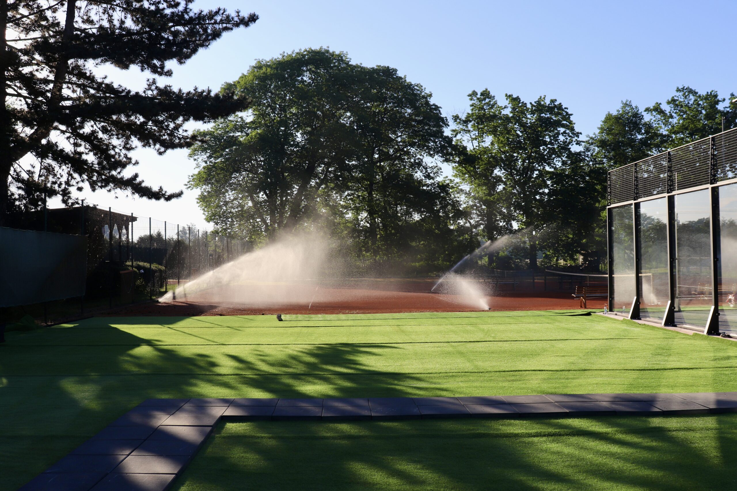 Padel Campus Erlangen – Lawn Watering